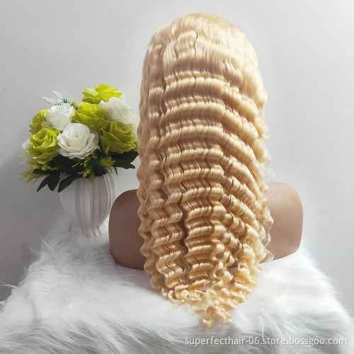 613 Lace Front Wigs Pre Plucked Hairline With Baby Hair Brazilian Virgin Human Hair 613 Wigs